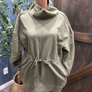 Nike Sage Green Drawstring Sweatshirt